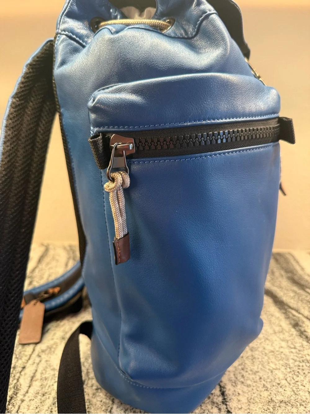 Coach Pacer Utility Backpack in Pacific Blue, Style 93849.
